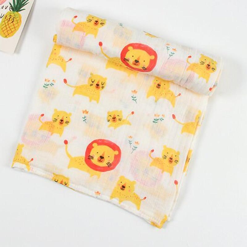 Newborn Swaddle Baby Multi-use Bamboo Cotton Blanket Infant Newborn Baby Wrap Blanket For Girls And Boys