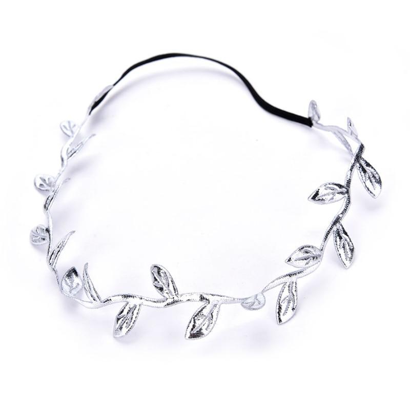 Luxury Modern Gold Silver Leaves Hairbands Summer Hair Accessories Bridal Trendy Jewelry For Mother and Daughter