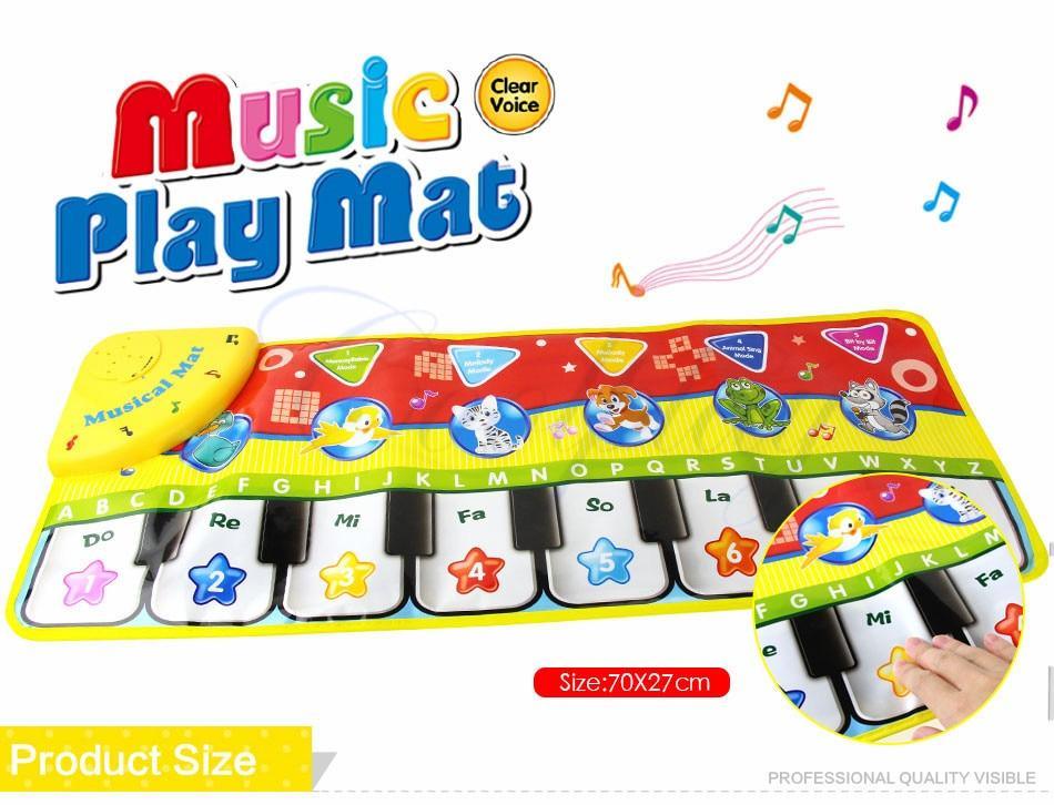 Trend Baby Piano Mats Music Carpets Children Touch Play Game Musical Carpet Mat Educational Toys Electronic Toy For Kids