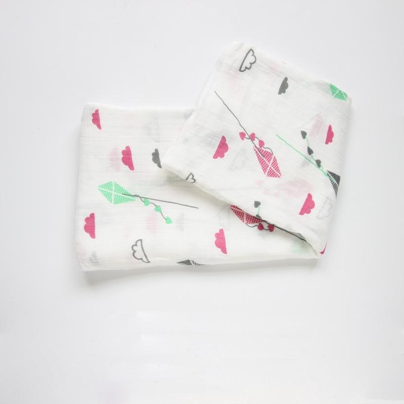 Newborn Swaddle Baby Multi-use Bamboo Cotton Blanket Infant Newborn Baby Wrap Blanket For Girls And Boys