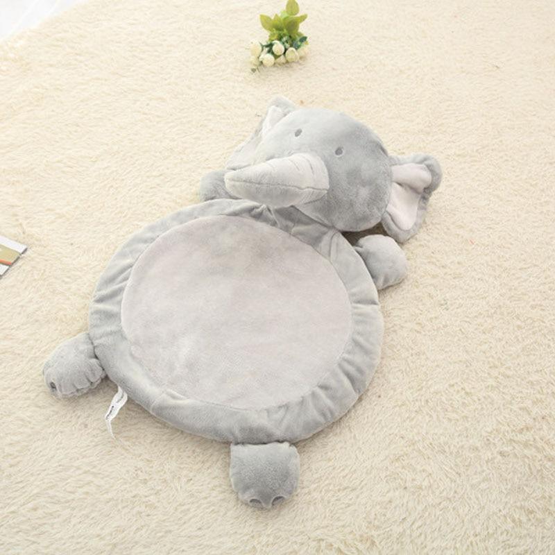 Modern Plush Climbing Carpet Play Mats Newborn Animal Play Mats Soft Sleeping Mat Cotton Elephant & Fox Carpet For Kids