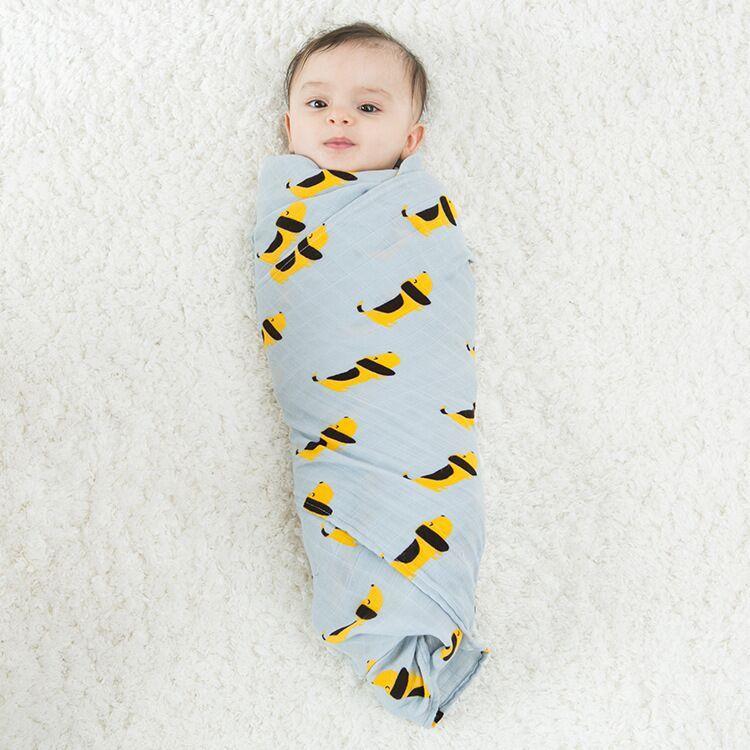Newborn Swaddle Baby Multi-use Bamboo Cotton Blanket Infant Newborn Baby Wrap Blanket For Girls And Boys