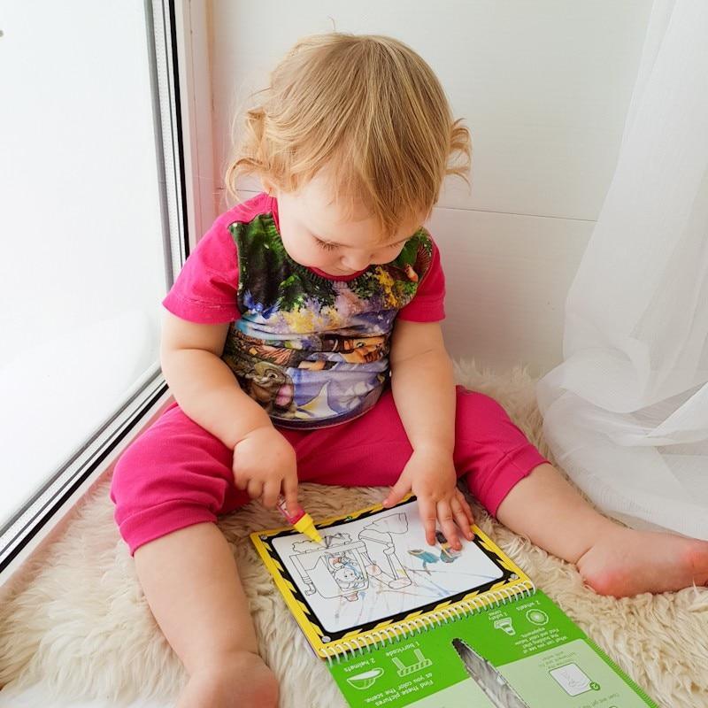 Magic Water Drawing Books Coloring Books Doodle & Magic Pen Painting Drawing Board Children Painting Toys Birthday Gifts