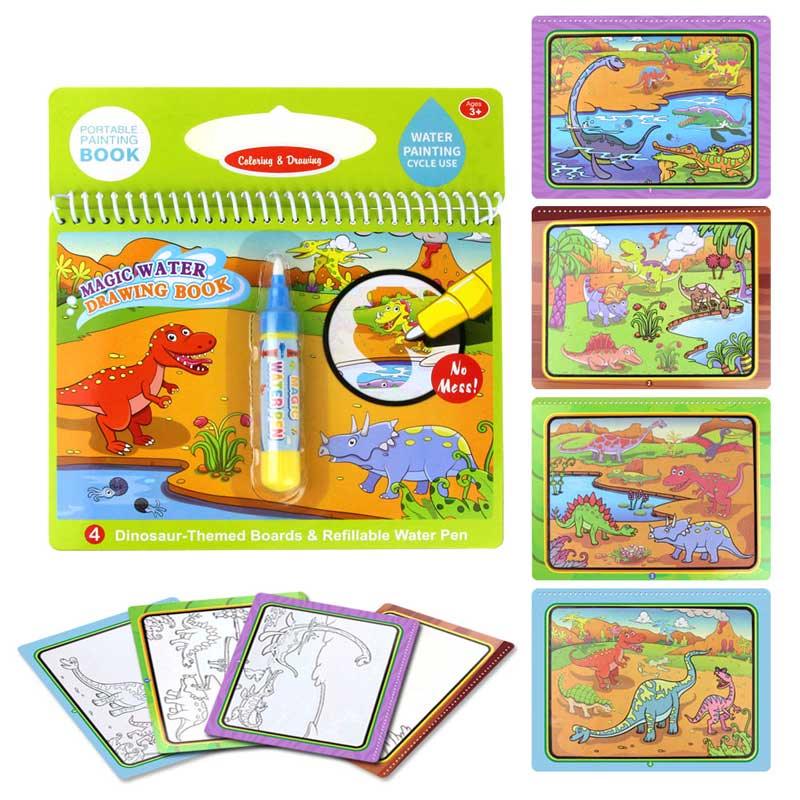 Magic Water Drawing Books Coloring Books Doodle & Magic Pen Painting Drawing Board Children Painting Toys Birthday Gifts
