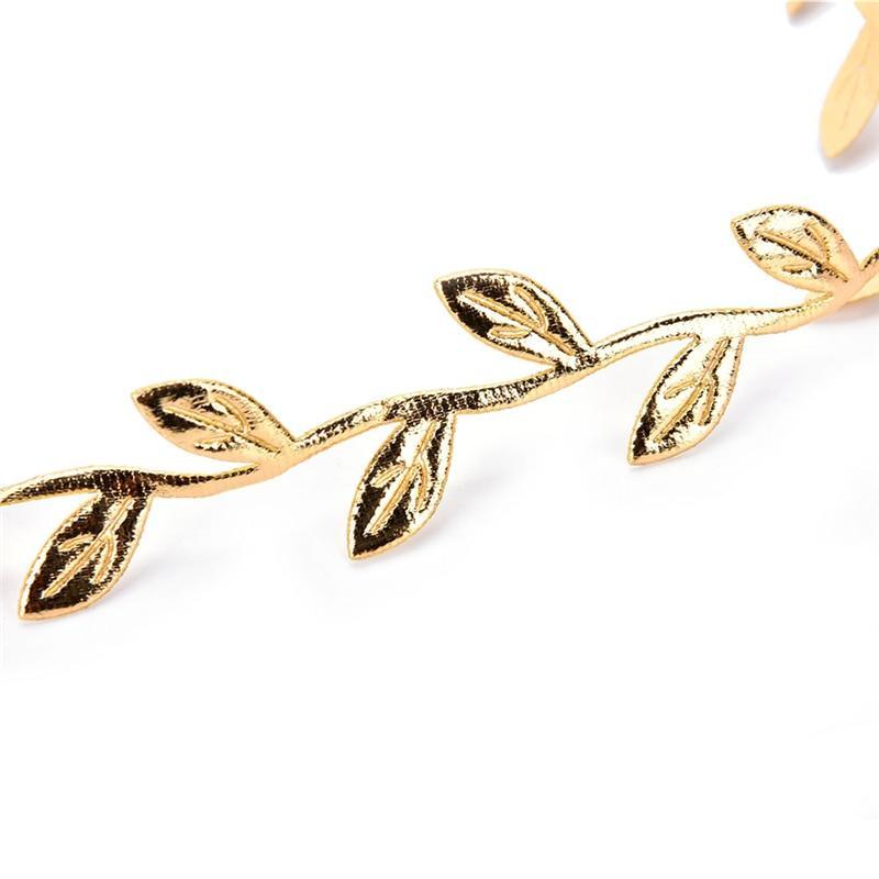 Luxury Modern Gold Silver Leaves Hairbands Summer Hair Accessories Bridal Trendy Jewelry For Mother and Daughter