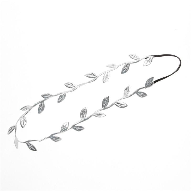 Luxury Modern Gold Silver Leaves Hairbands Summer Hair Accessories Bridal Trendy Jewelry For Mother and Daughter