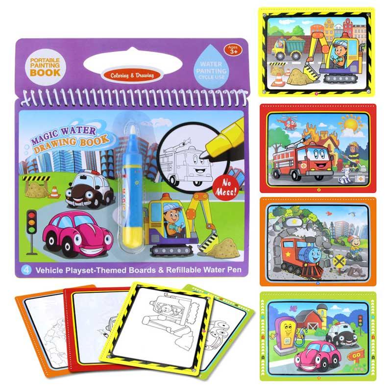 Magic Water Drawing Books Coloring Books Doodle & Magic Pen Painting Drawing Board Children Painting Toys Birthday Gifts