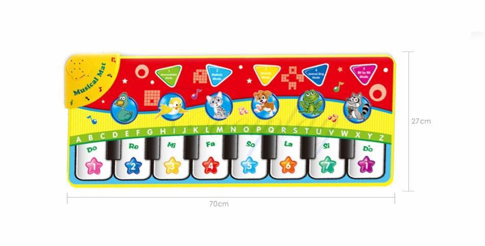 Trend Baby Piano Mats Music Carpets Children Touch Play Game Musical Carpet Mat Educational Toys Electronic Toy For Kids