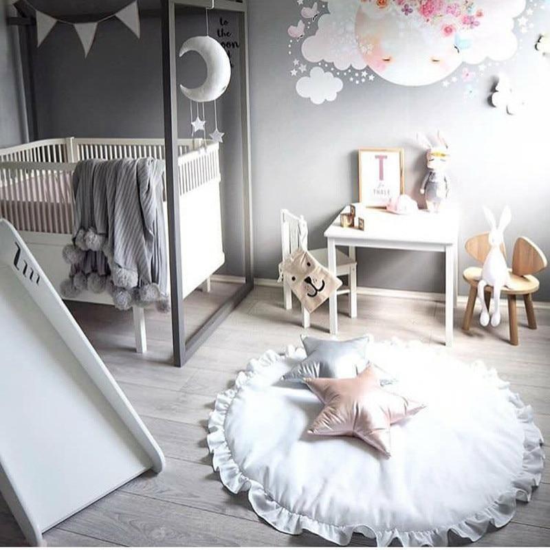Baby Play Mat Infant Playmat Cotton Crawling Mat kids Game Rugs Children Room Floor Carpet Decorative Carpet For Photo Props For Kids