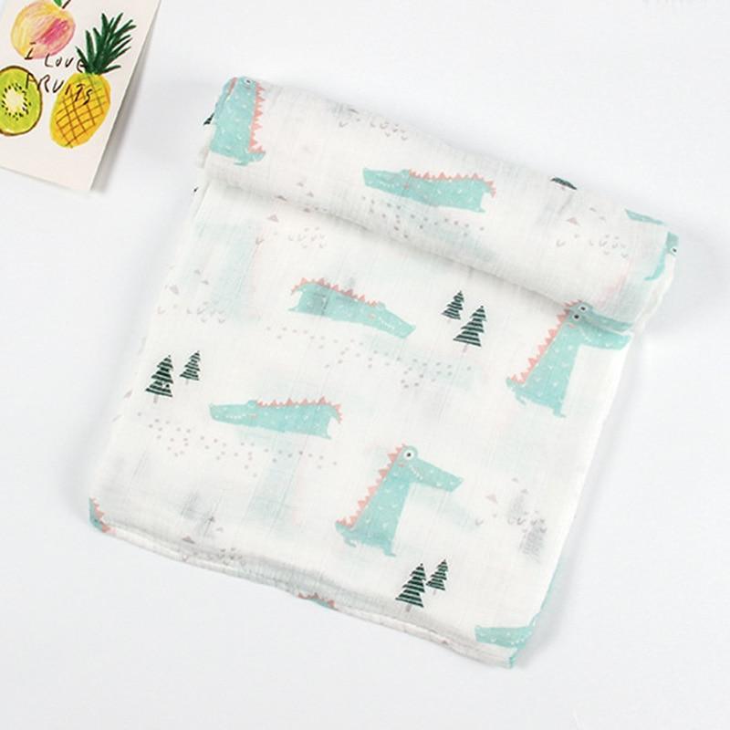 Newborn Swaddle Baby Multi-use Bamboo Cotton Blanket Infant Newborn Baby Wrap Blanket For Girls And Boys