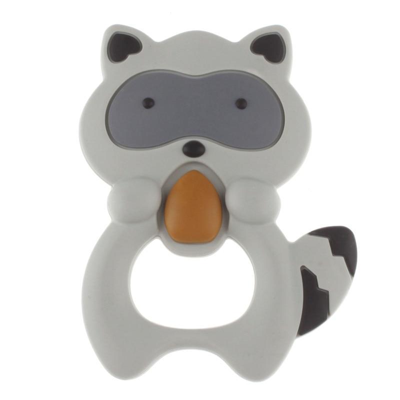 Unicorn Silicone Baby Teether Cartoon Animal BPA Free Rodents Teething Shower Gifts Koala Penguin Owl Fox For Kids