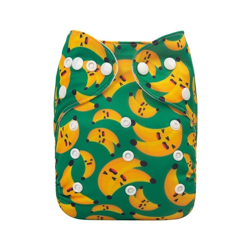 Baby One Size Fits All Reusable Baby Cloth Diaper with Microfiber Insert Diaper For Baby Boys and Baby Girls In Modern New Printed Design