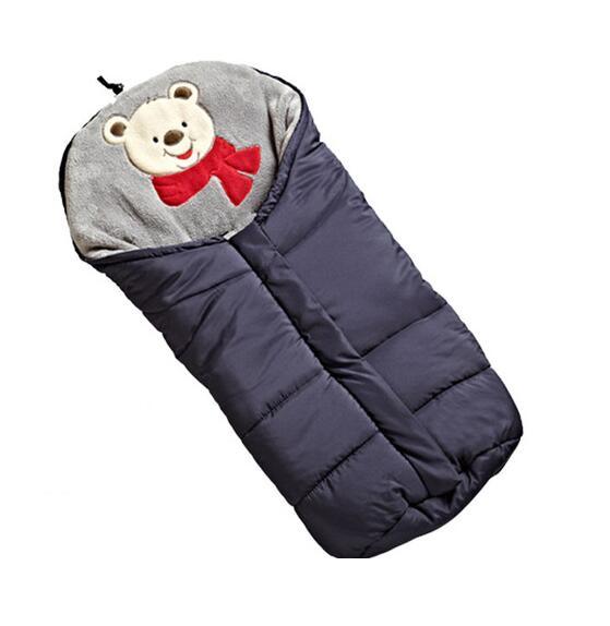 Newborn Winter Warm Baby Sleeping Bag Sleep sack For Stroller for Baby Sleep Sack Thickening Dual-use For Baby Kids