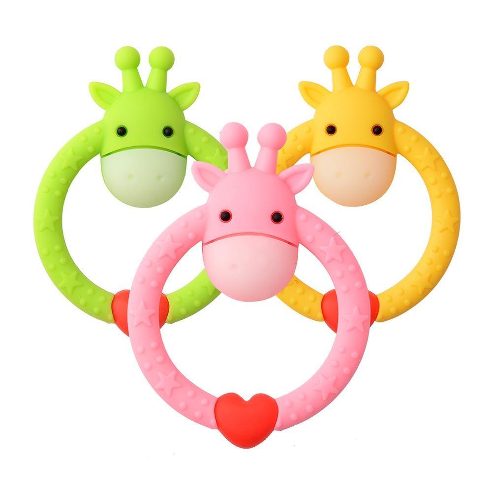 Cute Animal Baby Silicone Teether Child Supplies Baby Nursing Dental Care Child Sucking Toy Perfect For Kids And Parents