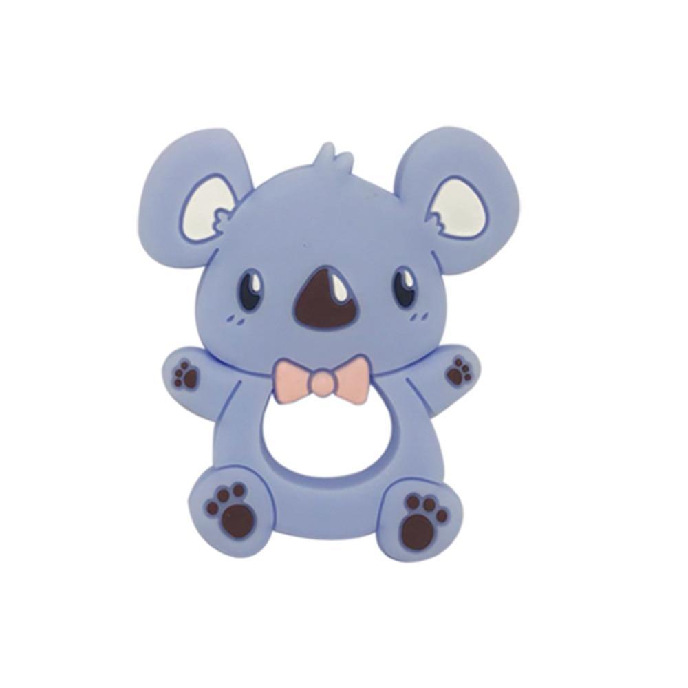 Food Grade Silicone Teethers Animal Fox Koala Teether Baby Silicone Chew Charms Kids Teething Gift Toddler Toys