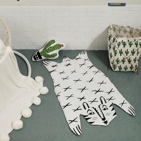 Creative Elephant Design Baby Play Mat Round Carpet Cotton Animal Play Mat Newborn Infant Crawling Carpet For Baby Kids