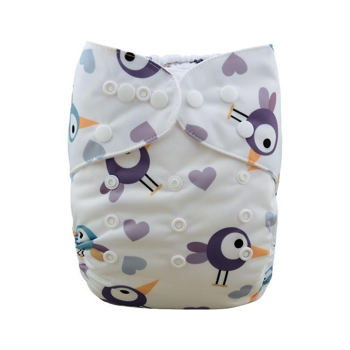 Baby One Size Fits All Reusable Baby Cloth Diaper with Microfiber Insert Diaper For Baby Boys and Baby Girls In Modern New Printed Design