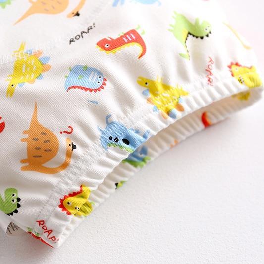 8-layer Pants Baby Diapers Reusable Training Pants Washable Cloth Diapers Waterproof Pants Nappies With Leak-proof Side