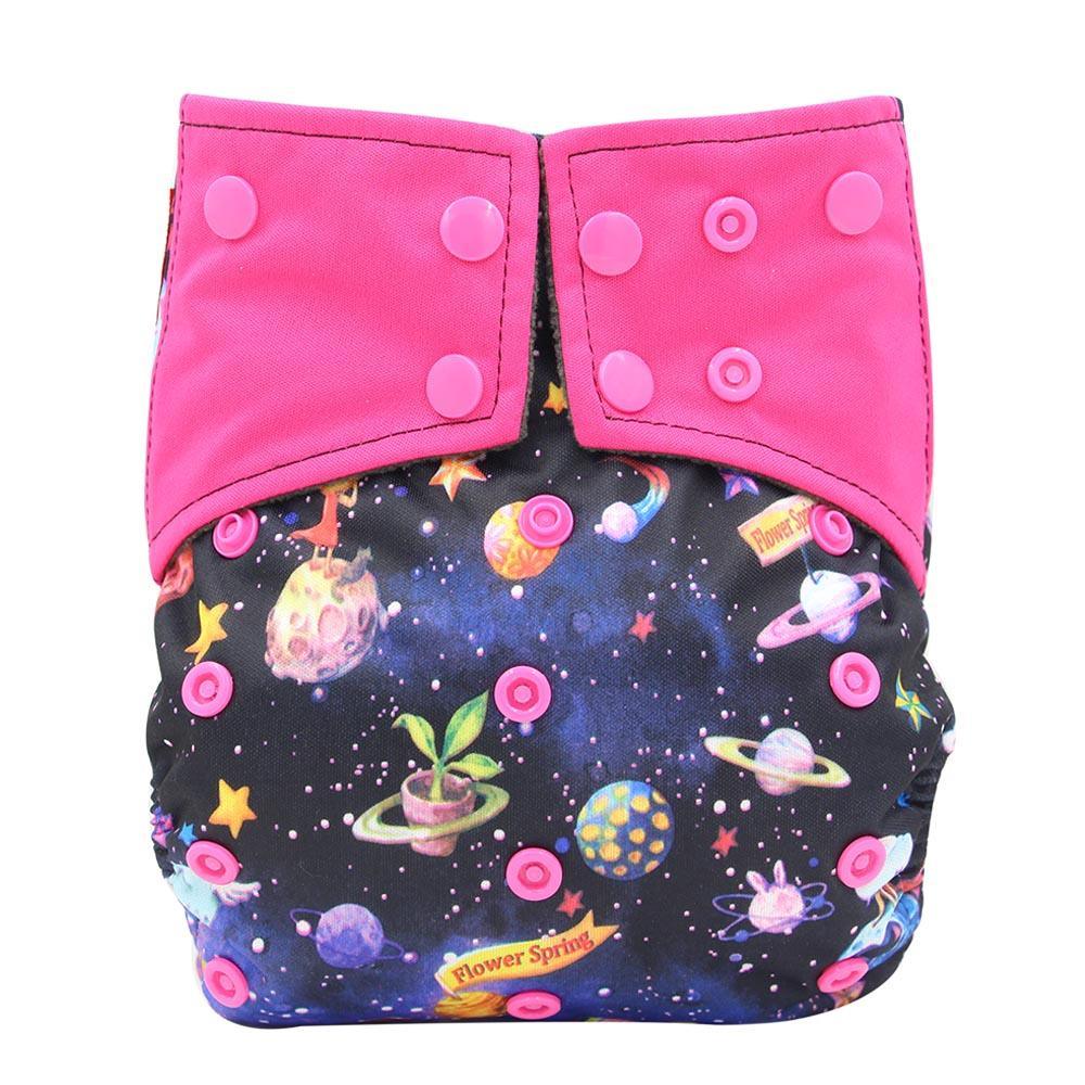All-In-One Cloth Diaper for Baby Bamboo Charcoal Eco-friendly Baby Cloth Diaper