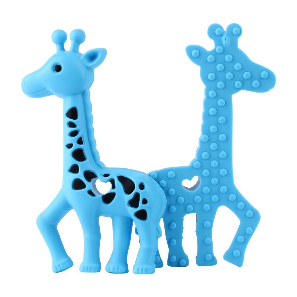 2pcs Cartoon Baby Teether Animal Silicone Teether Raccoon Elephant Koala Giraffe Baby Teething Toys Accessories Perfect Toy For Kids