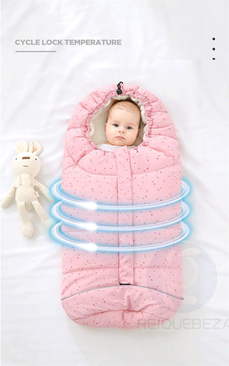 Newborn Winter Warm Baby Sleeping Bag Sleep sack For Stroller for Baby Sleep Sack Thickening Dual-use For Baby Kids