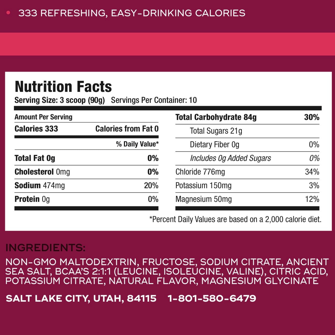 333 - HalfEvil High-Carb Endurance Fuel