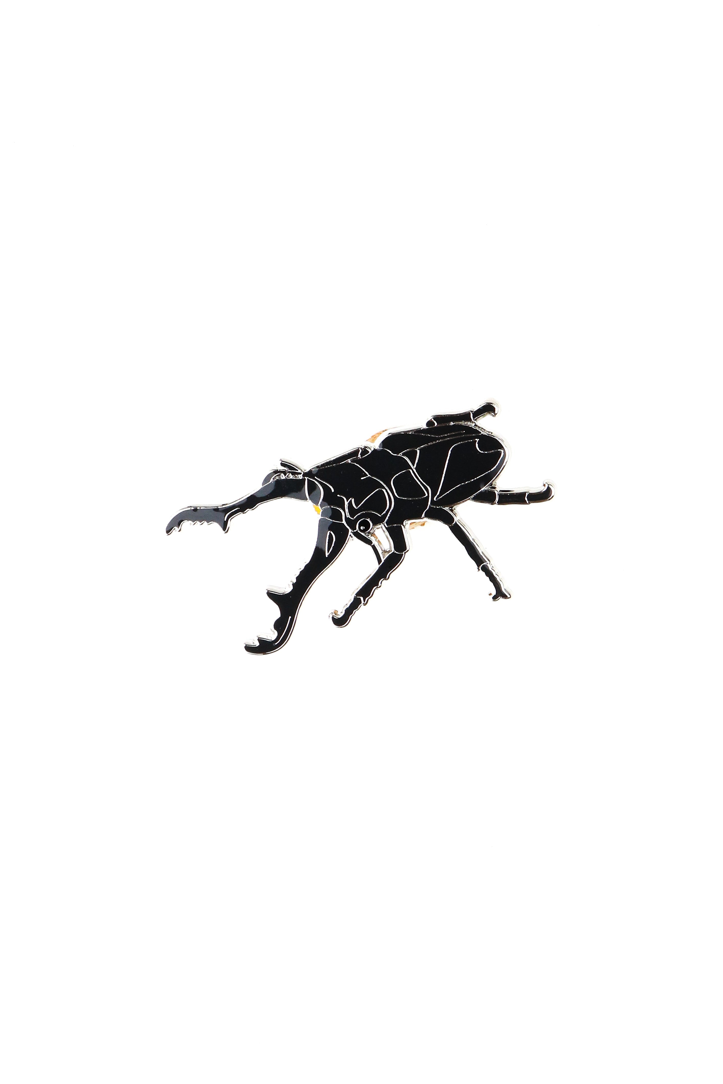 Giraffe Stag Beetle Enamel Pin (Prosopocoilus giraffa)