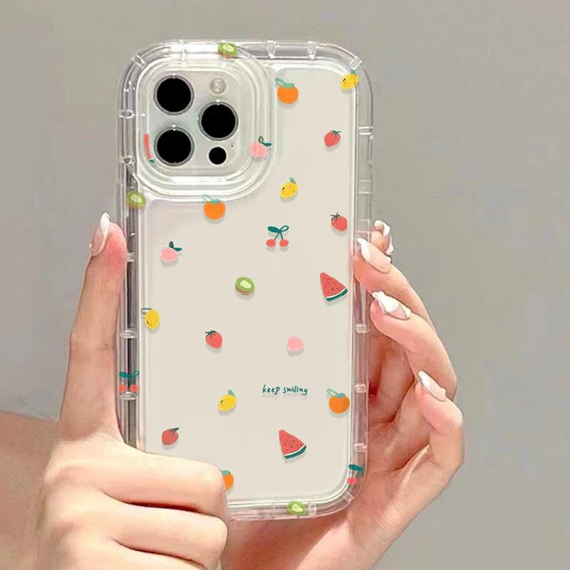 Cartoon Cute Flower Strawberry Phone Case