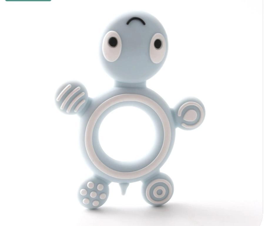 Baby Teether Silicone Rabbit Food Grade Bunny Teether Nursing Teething Accessories Silicone Animal Teether For Kids and Baby