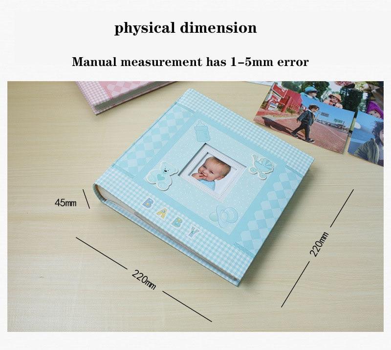 Baby Growth Commemorative Album Kindergarten Graduation Gift Postcard Storage Birthday 6-inch Photo Album 200 Sheets Home Decor House Decoration DIY Memorable Gifts For Loved Ones