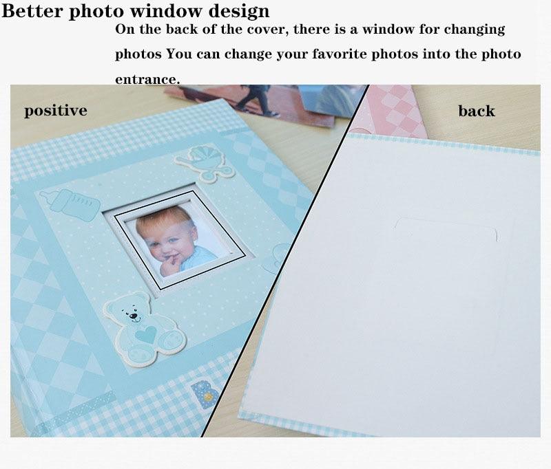 Baby Growth Commemorative Album Kindergarten Graduation Gift Postcard Storage Birthday 6-inch Photo Album 200 Sheets Home Decor House Decoration DIY Memorable Gifts For Loved Ones