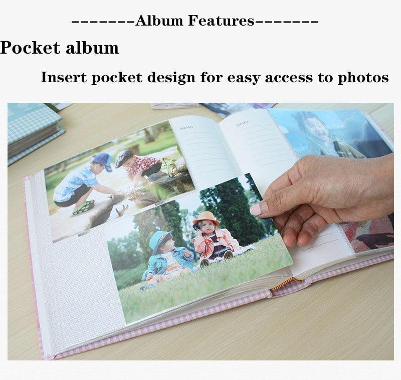 Baby Growth Commemorative Album Kindergarten Graduation Gift Postcard Storage Birthday 6-inch Photo Album 200 Sheets Home Decor House Decoration DIY Memorable Gifts For Loved Ones
