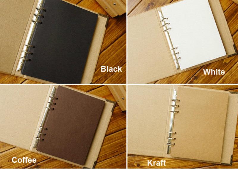 Blank Cover Albums Kraft Paper Diary Hand -Painted Graffiti Scrapbook Book Memory Album Home Decor House Decoration DIY Memorable Gifts For Loved Ones