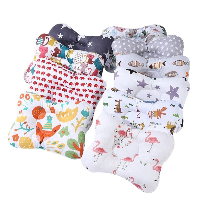 Brand New Baby Pillow Newborn Sleep Support Concave Pillow Toddler Pillow Cushion Prevent Flat Head Backrest Cushion Anti-head Correction Bed Neck Support Pillows Baby Pillow Baby Bedding Air Mesh Organic Cotton Soft Baby Pillow