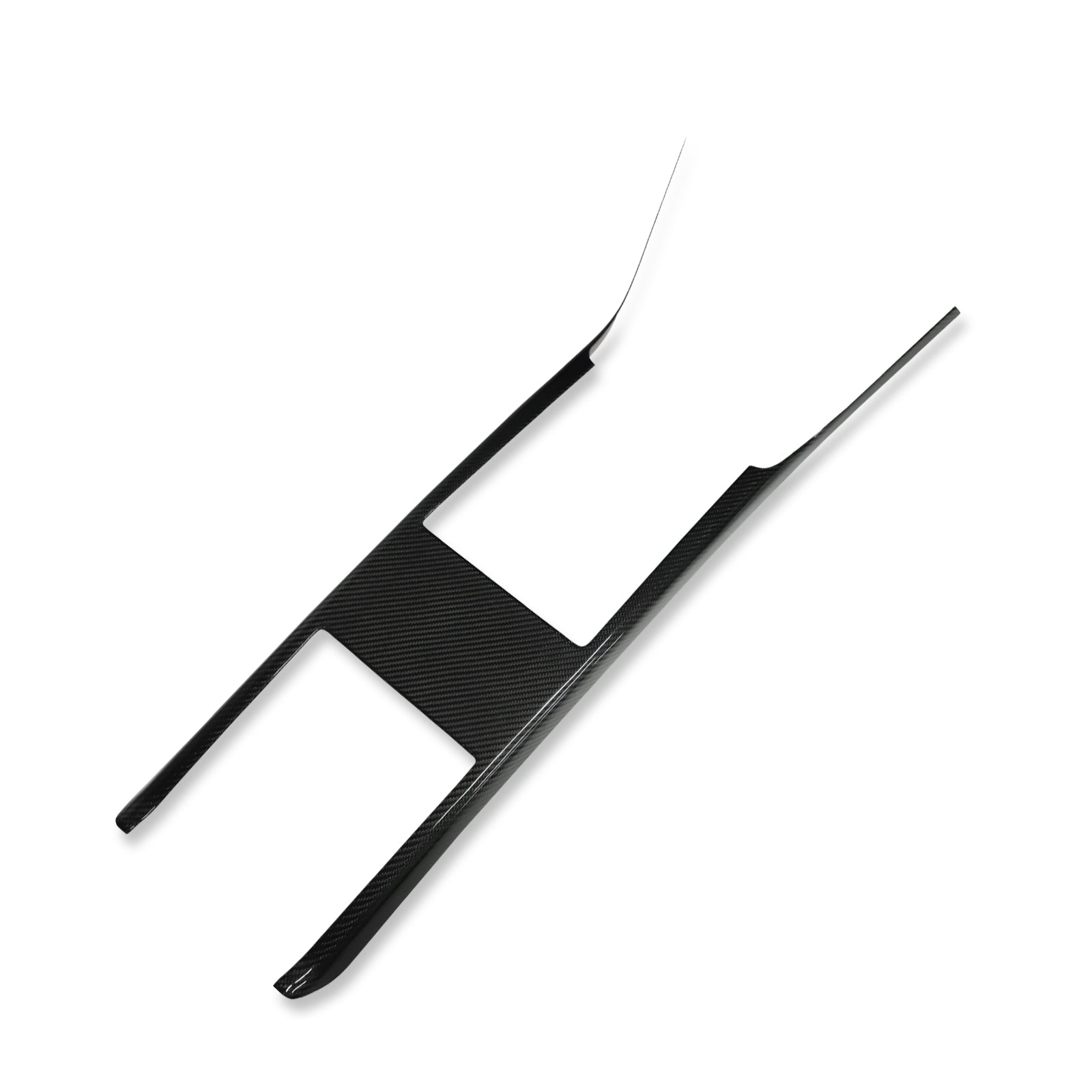 Carbon fiber Center console trim panel for Model S/X 2022+