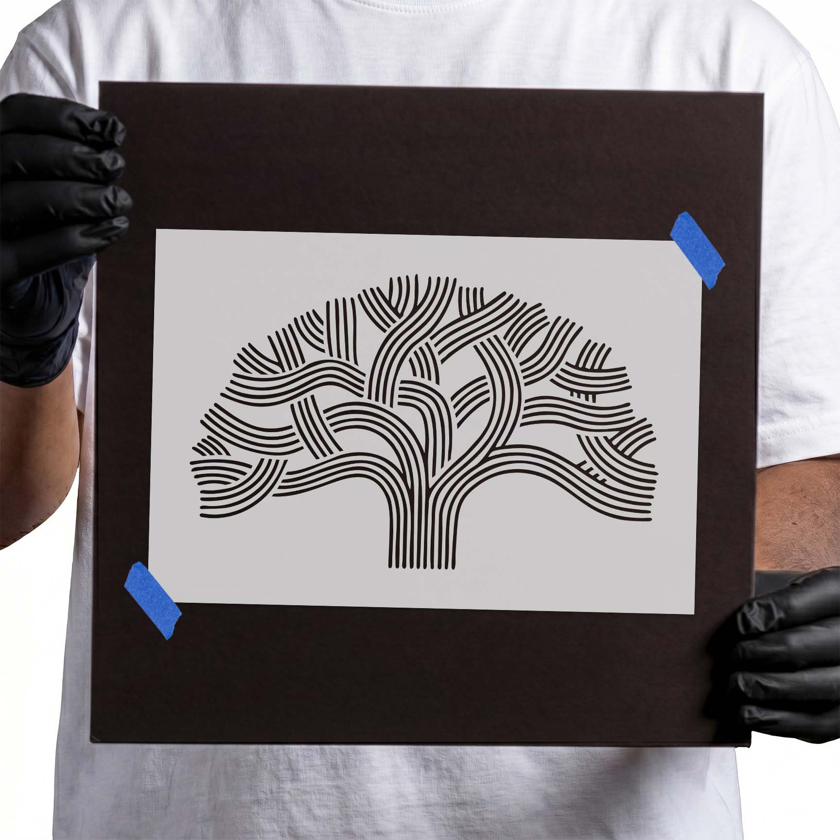City of Oakland Tree Symbol Stencil