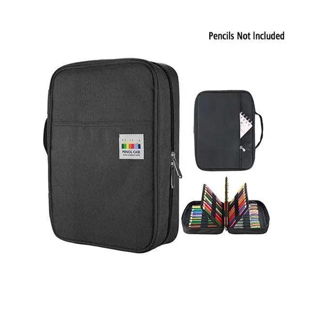 Colorful Large Capacity Pencil Bag Organizer Portable Multilayer Holder Big Pencil Bag