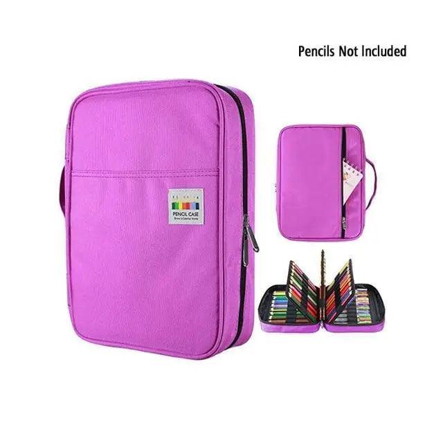 Colorful Large Capacity Pencil Bag Organizer Portable Multilayer Holder Big Pencil Bag