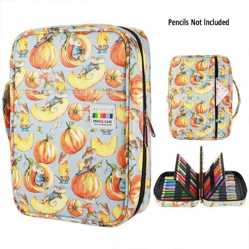 Colorful Large Capacity Pencil Bag Organizer Portable Multilayer Holder Big Pencil Bag