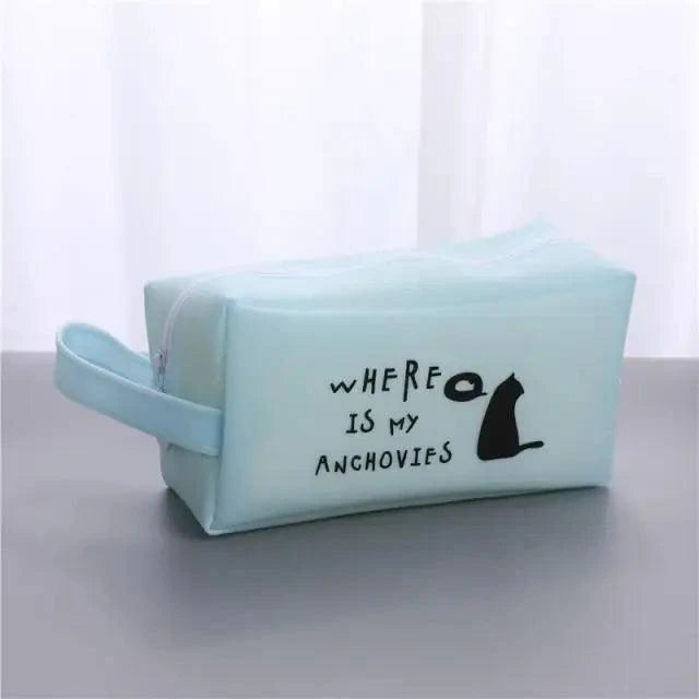Creative Leather Black Large Capacity Pencil Pouch For Students Unique Colors Stationery Office Pencil Cases
