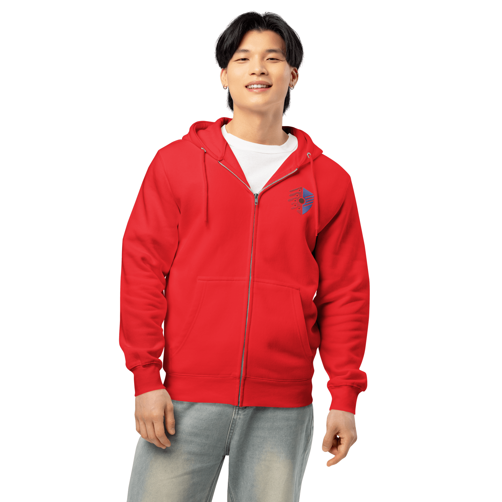 Cyber Shield Identity Premium Zip Hoodie – Cotton Blend