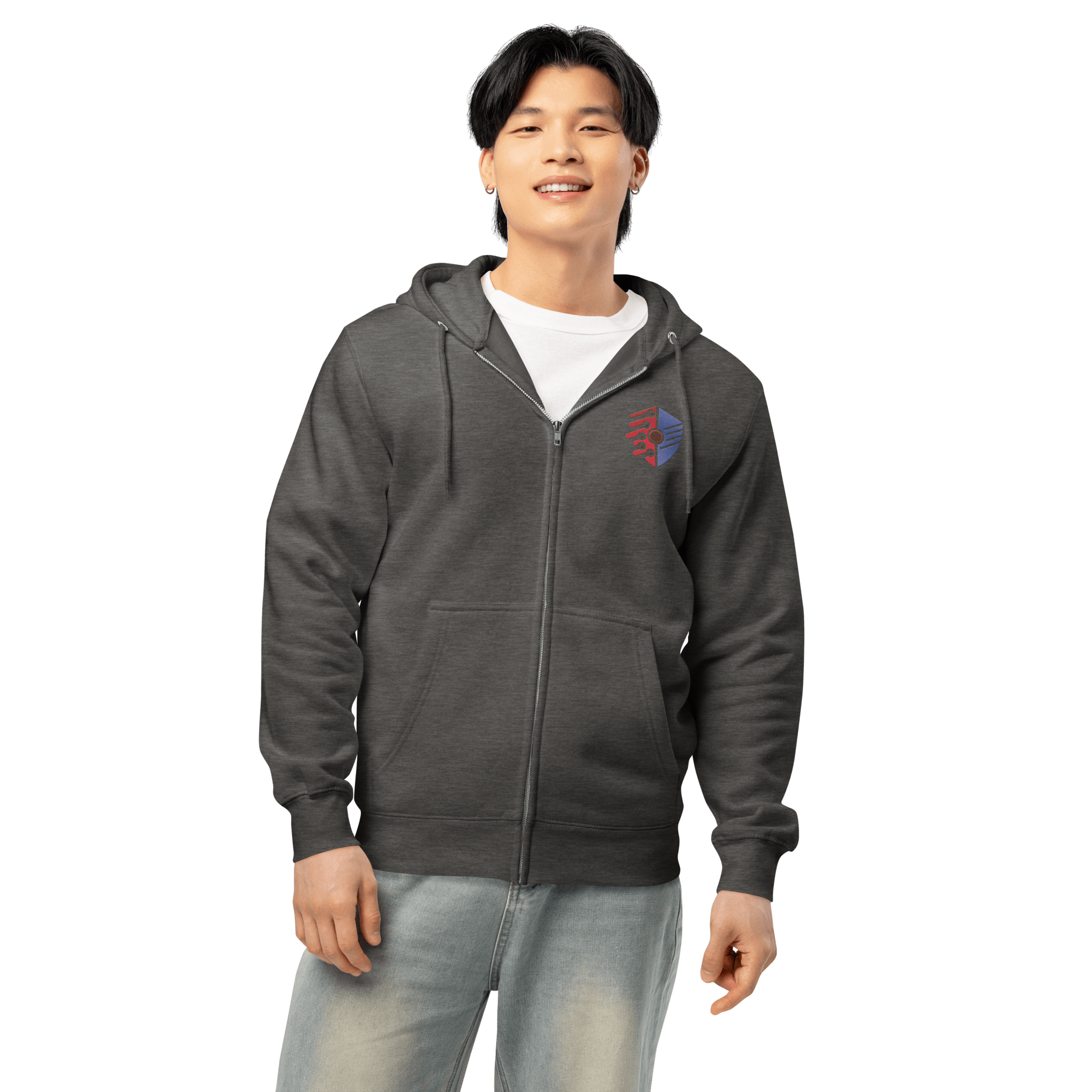 Cyber Shield Identity Premium Zip Hoodie – Cotton Blend