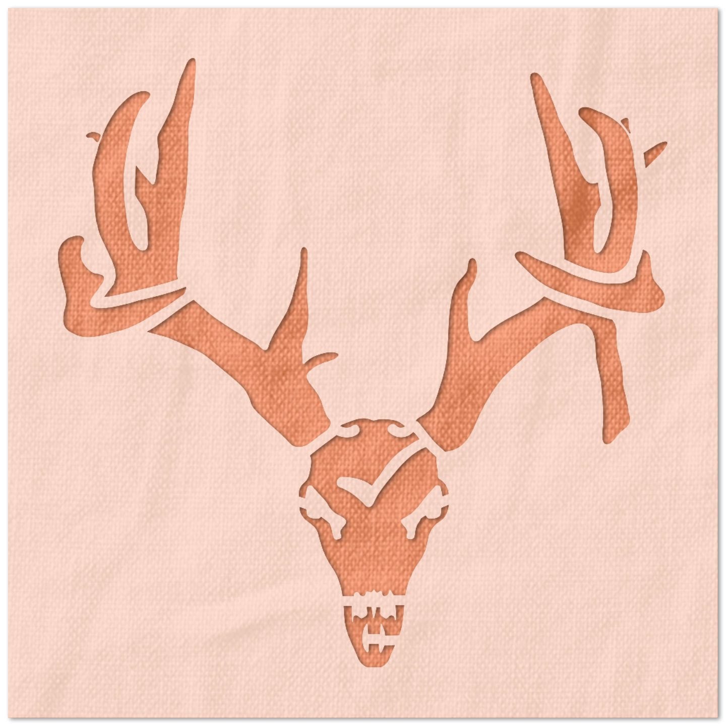 Deer Skull Stencil