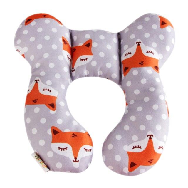 Kids Children Baby Pillow Soft Neck Support Infant Car Cushion U-Shape Cotton Infant Nursing Pillow Toddler Sleep Positioner Air Mesh Organic Cotton Protection for Flat Head Baby Pillow for Newborn Breathable Adjustable Infants and Baby Neck Head Support