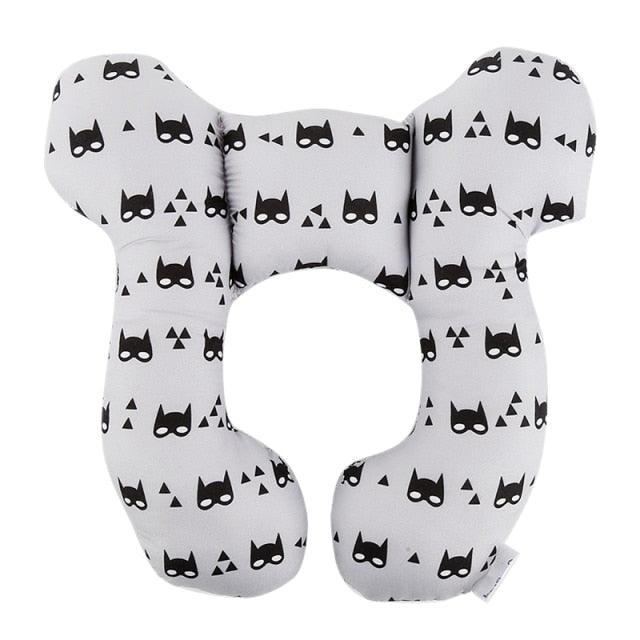 Kids Children Baby Pillow Soft Neck Support Infant Car Cushion U-Shape Cotton Infant Nursing Pillow Toddler Sleep Positioner Air Mesh Organic Cotton Protection for Flat Head Baby Pillow for Newborn Breathable Adjustable Infants and Baby Neck Head Support