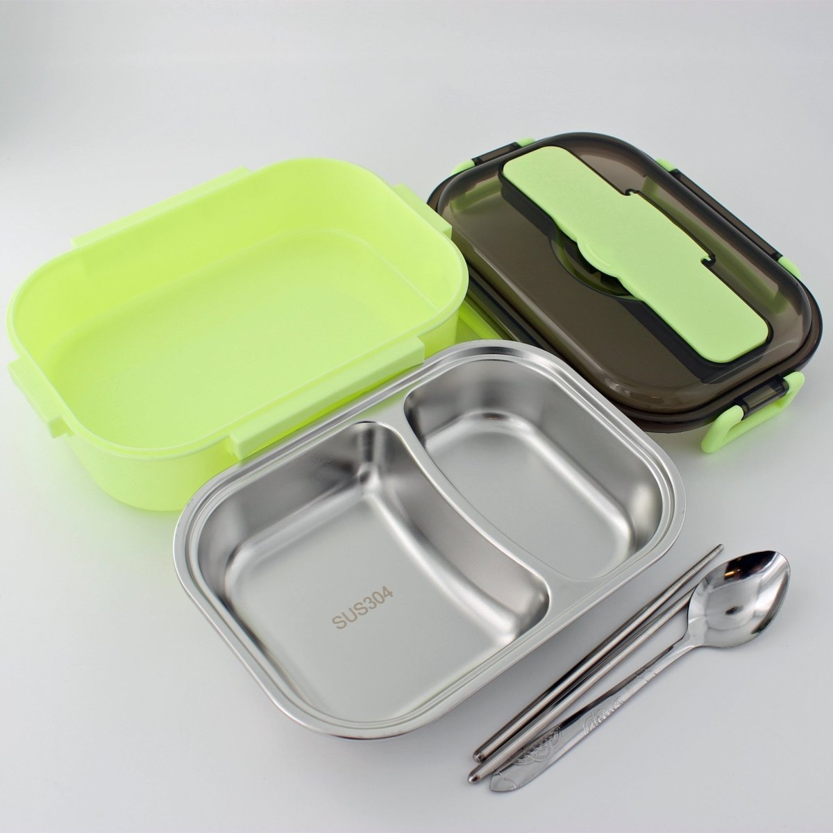 Bento Lunch Box – Includes Thermos Bag, Spoon & Chopsticks