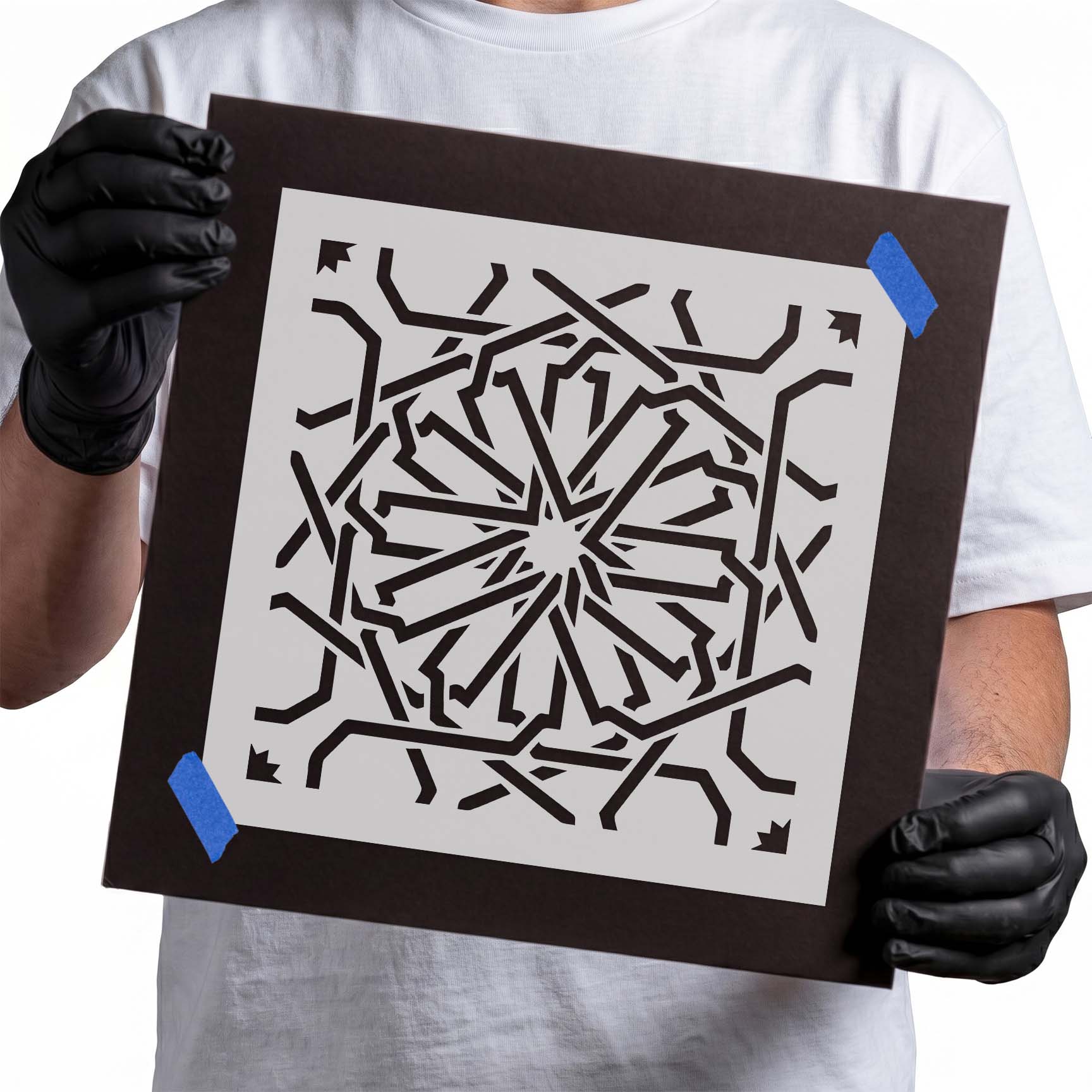 Morrocan Pattern Stencil