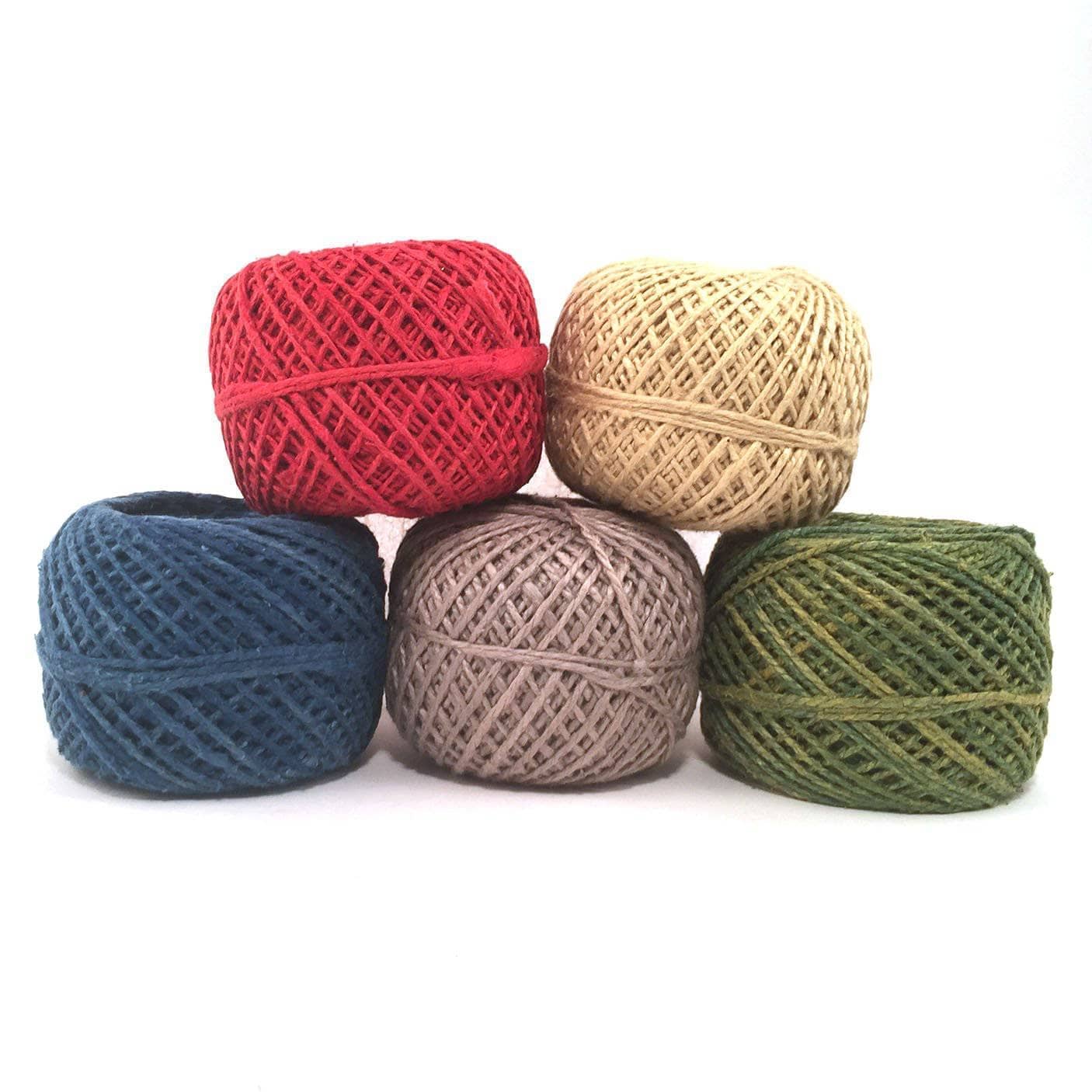 Naturally Dyed Lemongrass Scarf Crochet Kit