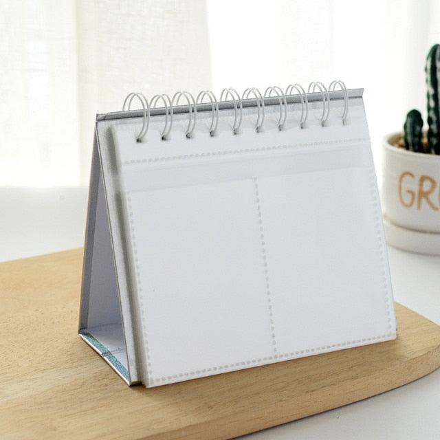 New Desktop Mini Standing Polaroid Photo Album Scrapbooking Photocards album for cards stamps Photo Frame Instar Tabletop Flip Calendar Photo Album Gifts For Everyone