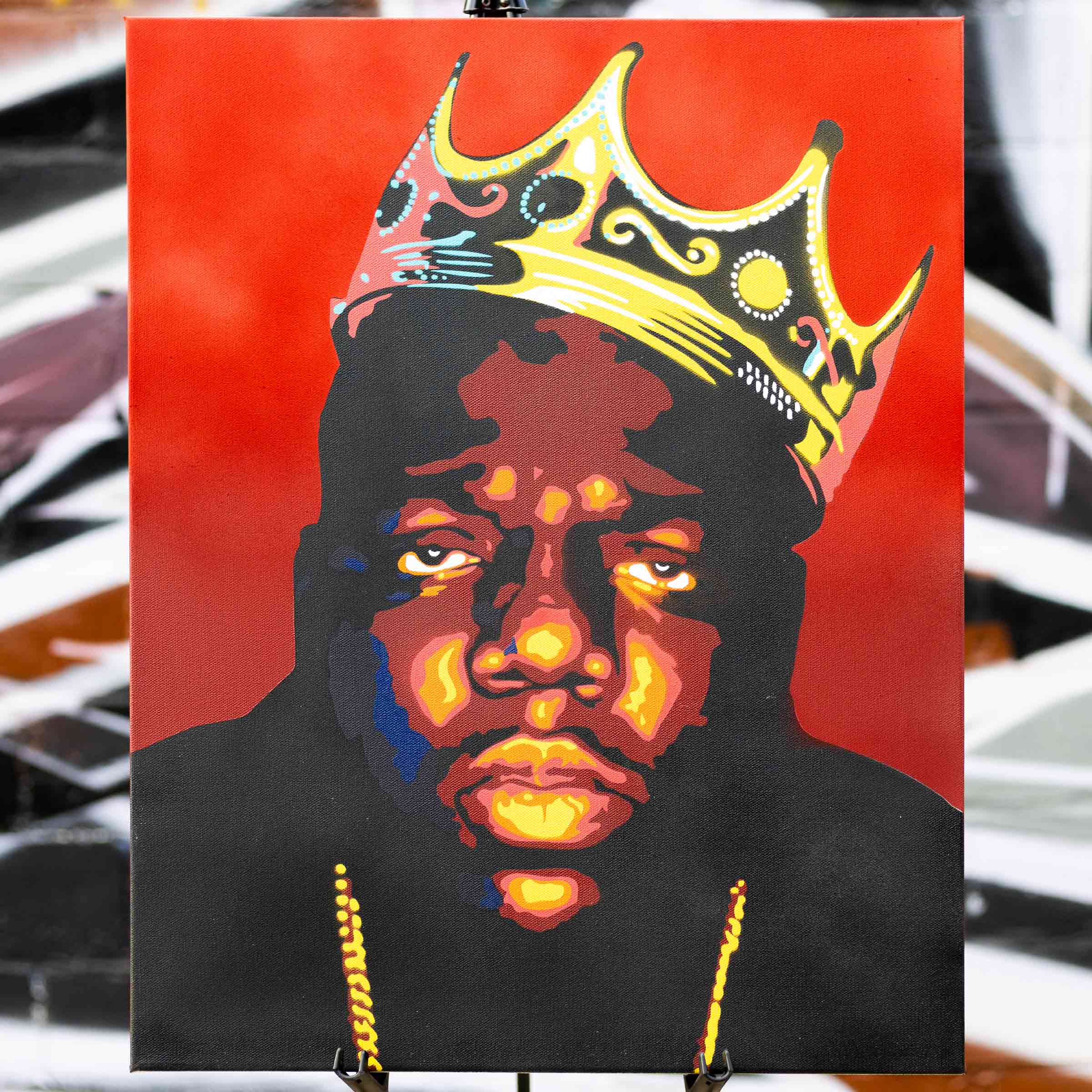 Notorious B.I.G "King of NY" Layered Stencil Set